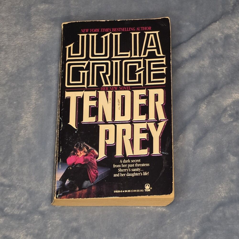 Tender Prey by Julia Grice Vintage 1990 Tor Paperback Thriller
